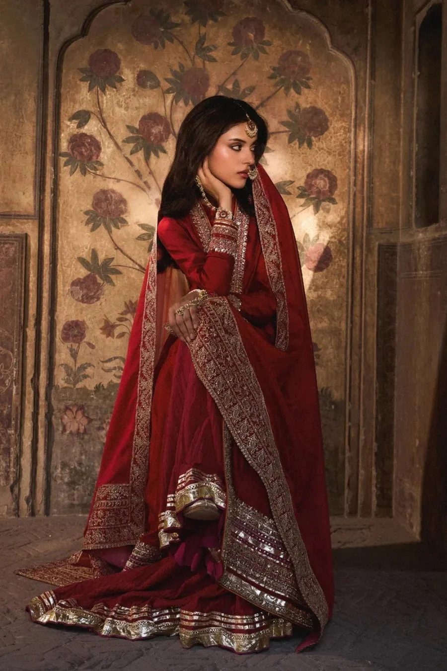 Sobia Nazir Design 08 Red Ranya Festive 2025 - Image 2