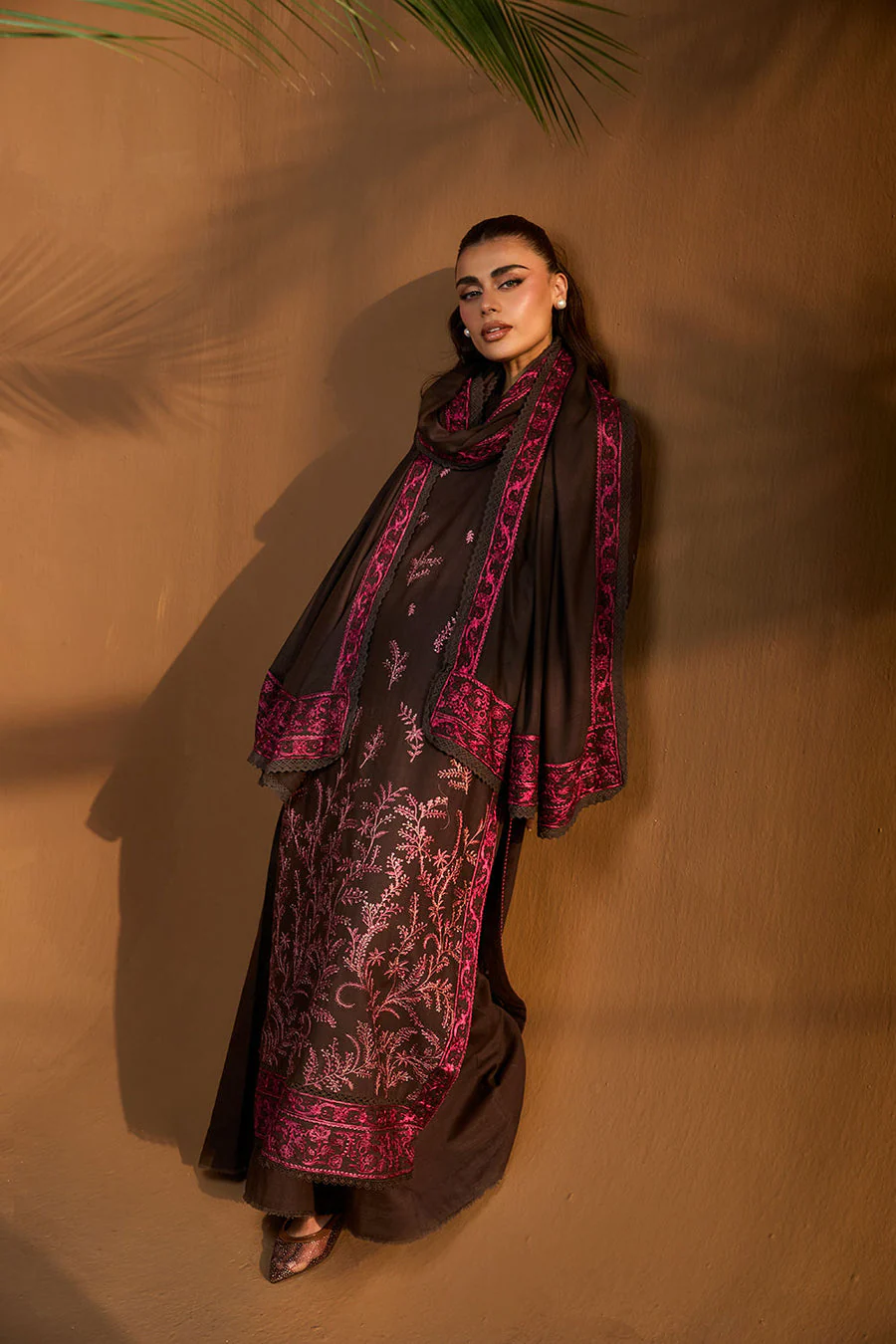 Sobia Nazir Shawl Design 7A Winter Shawl 2025