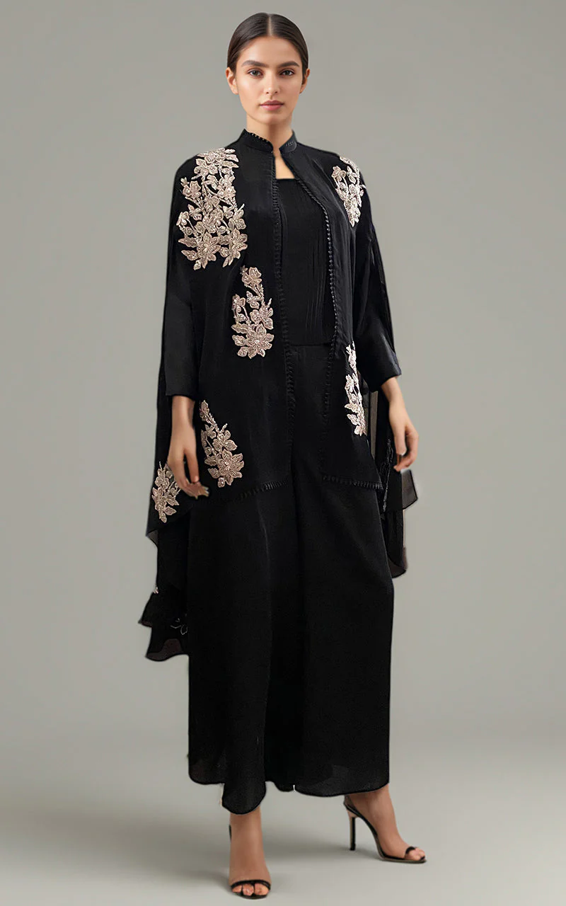 Thread & Motifz Embroidered Cape With Trouser9451 Formal Pret 2024