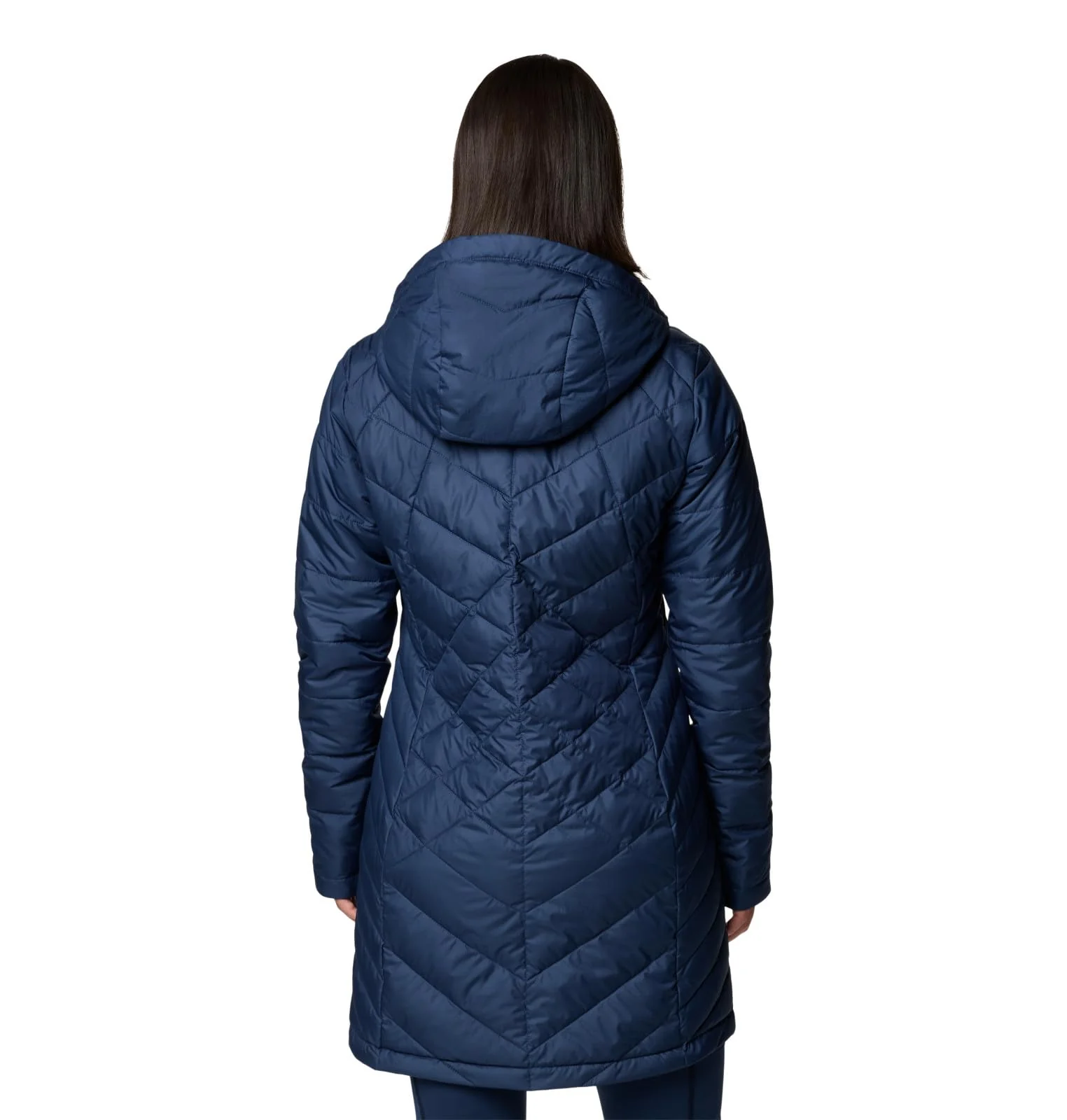 Tradewinds Grey Women's Plus Size Slim Coat - With Removable Hood - Warm & Stylish - Columbia - Image 2