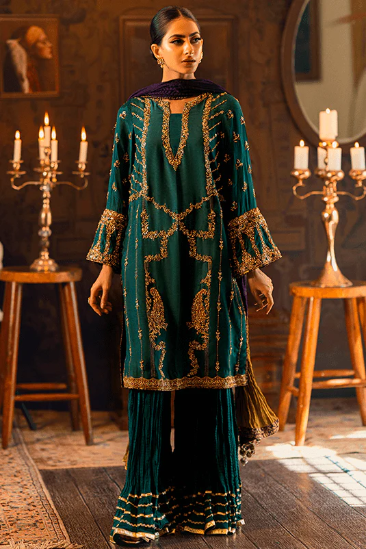 Zaaviay Anahita (Three Piece) Qarmazi Wedding Edition 2025