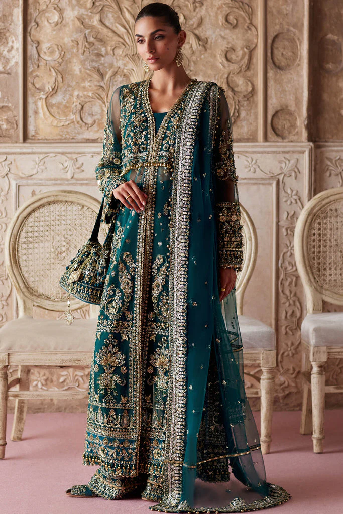 Zaha By Khadija Shah Aylin-E-Jade (ZC25-05) Gossamer Wedding Collection 2025