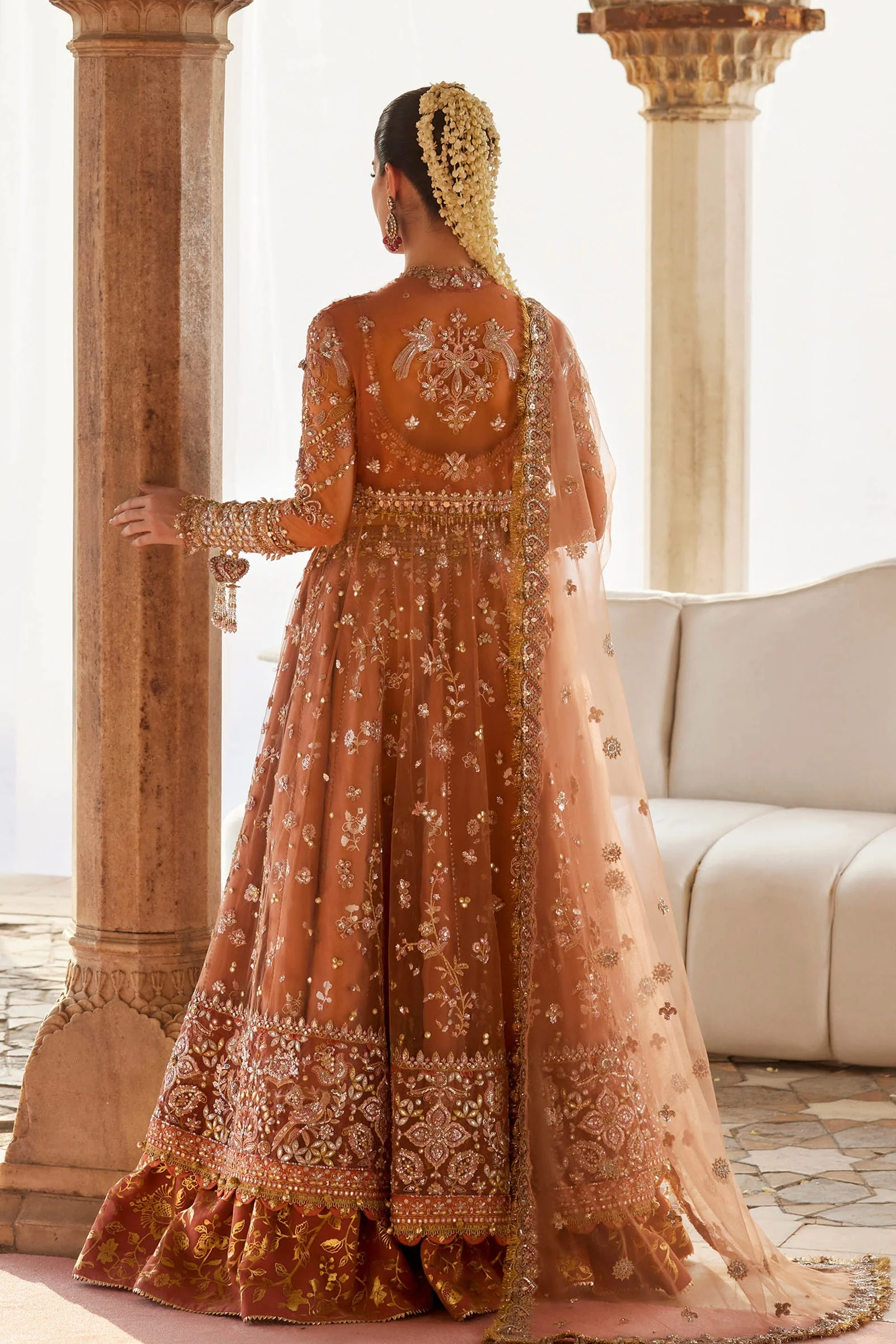 Zaha By Khadija Shah Gul-E-Mahnoor (ZC25-08) Gossamer Wedding Collection 2025 - Image 2