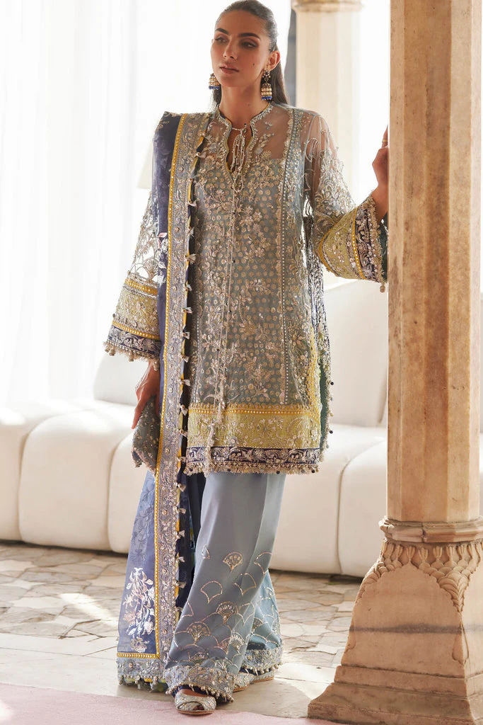 Zaha By Khadija Shah Nilofar-E-Shaam (ZC25-04) Gossamer Wedding Collection 2025