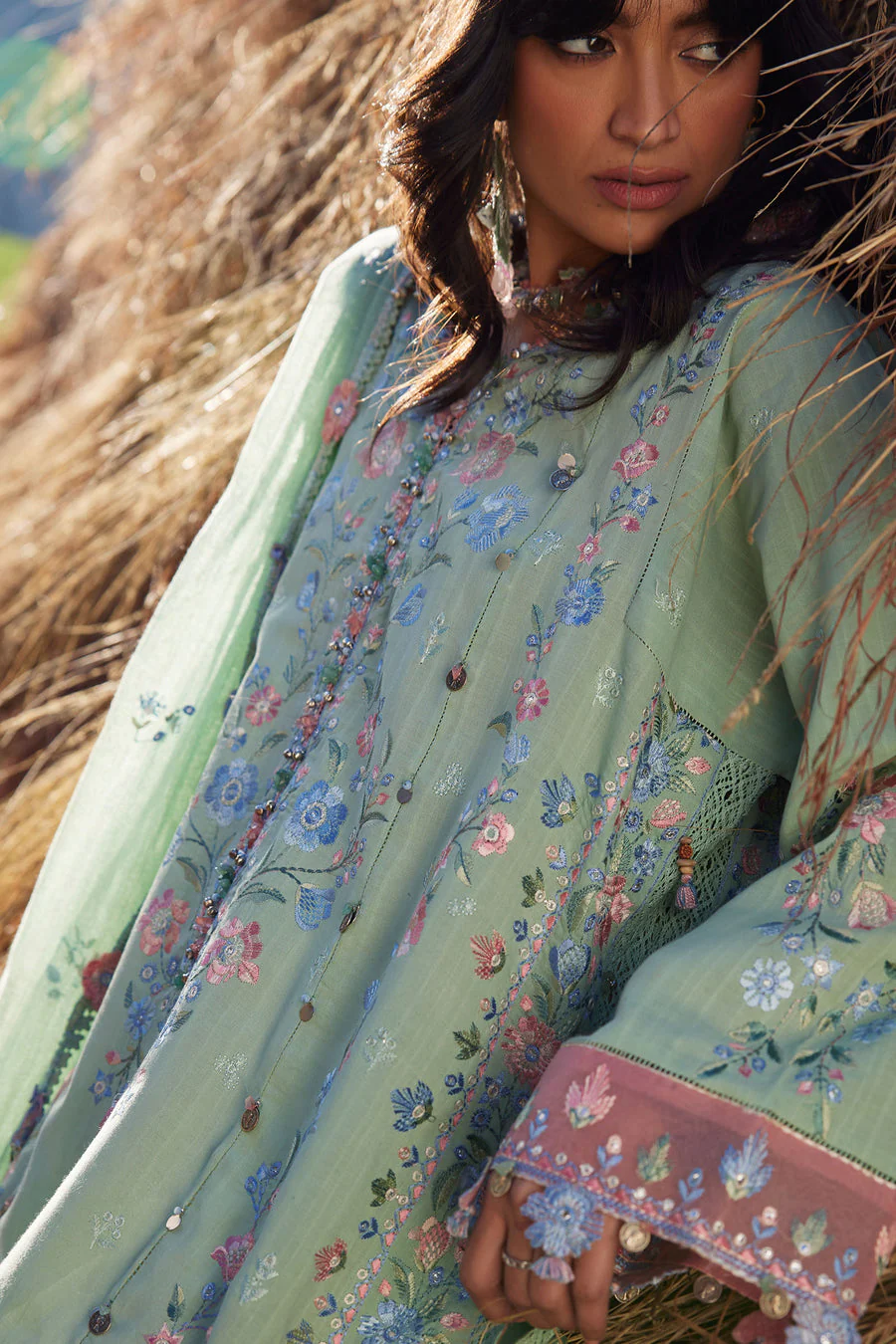 Zaha By Khadija Shah ZL26-01 B Meili Lawn 2026 - Image 3