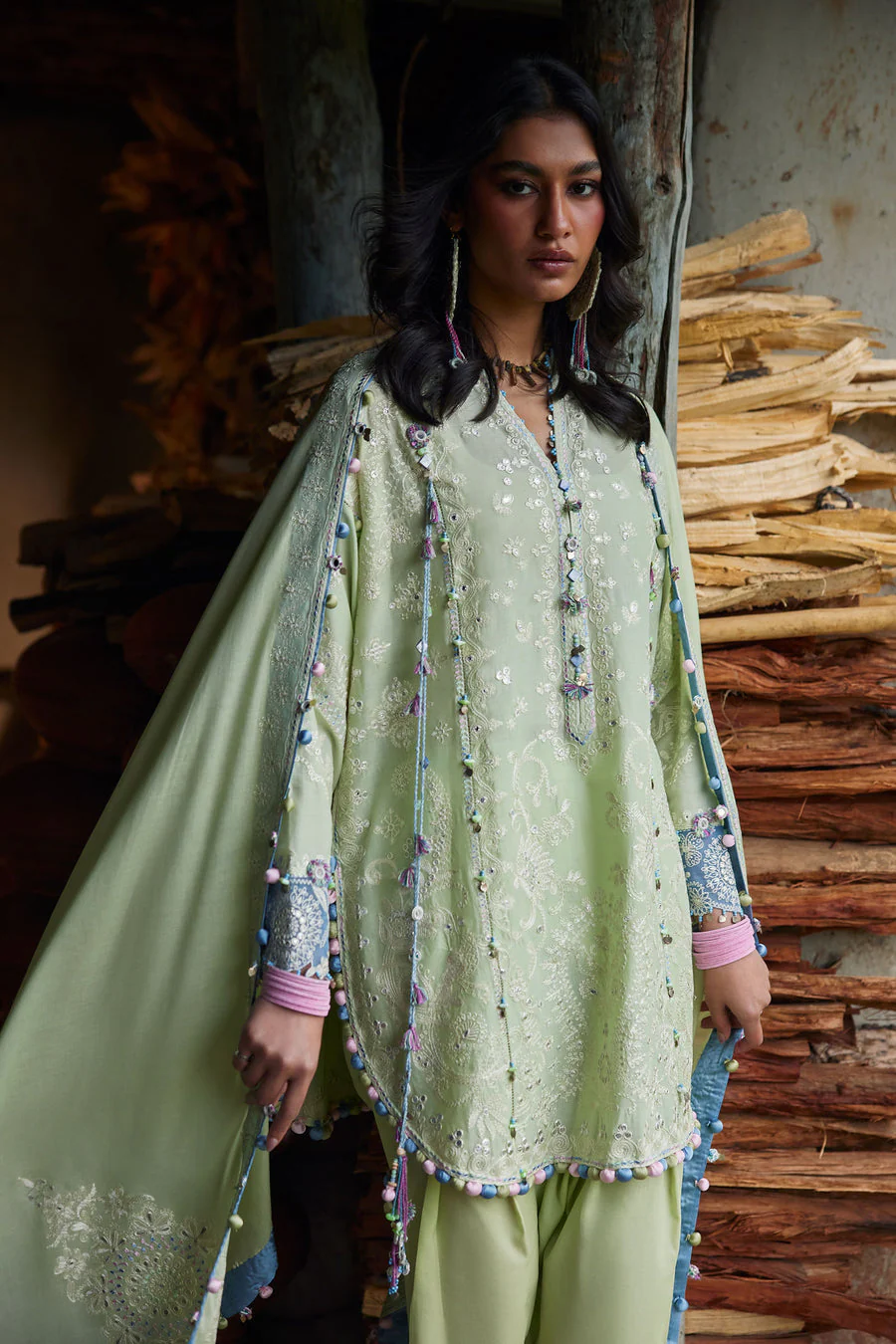Zaha By Khadija Shah ZL26-02 A Meili Lawn 2026 - Image 2