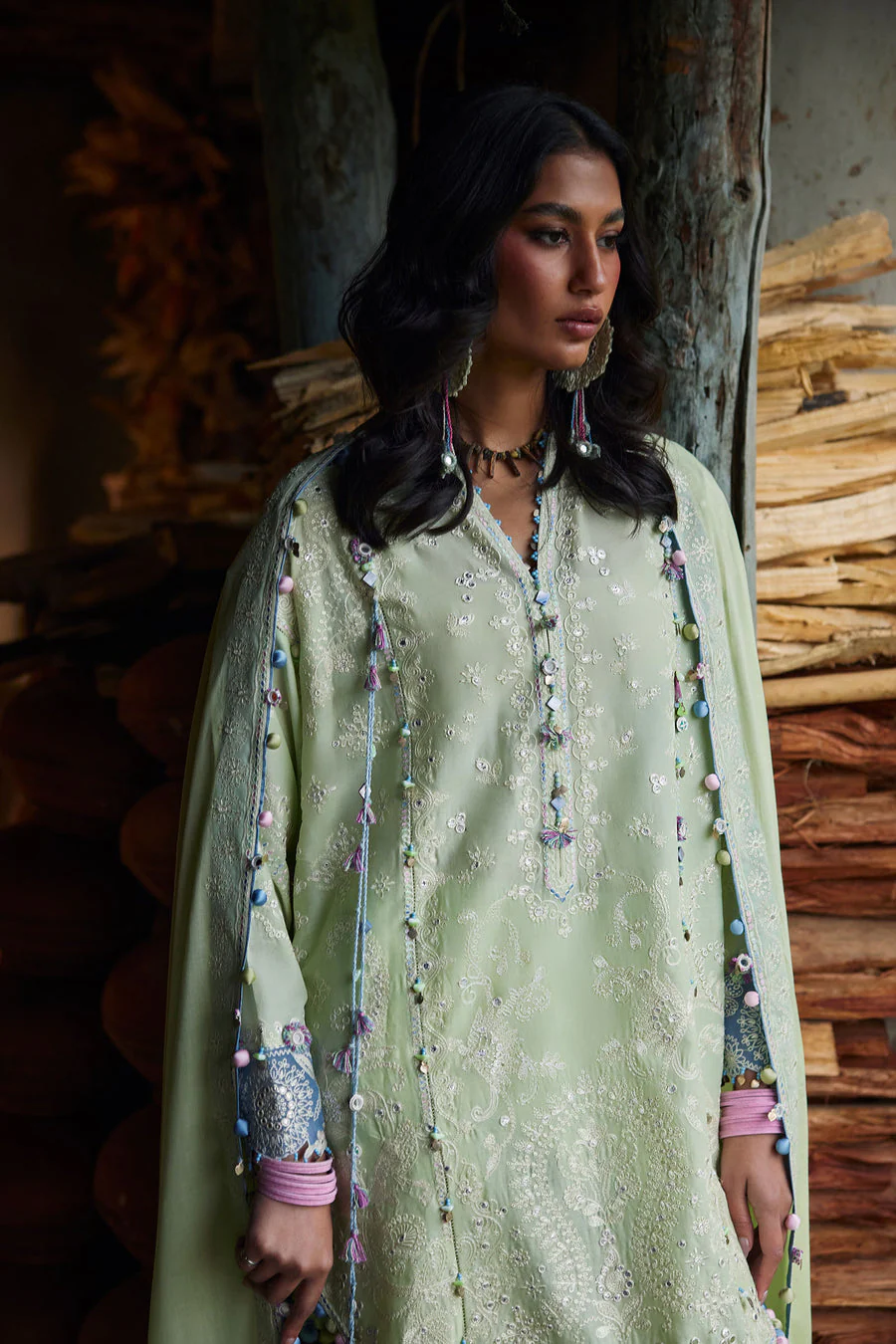 Zaha By Khadija Shah ZL26-02 A Meili Lawn 2026 - Image 3