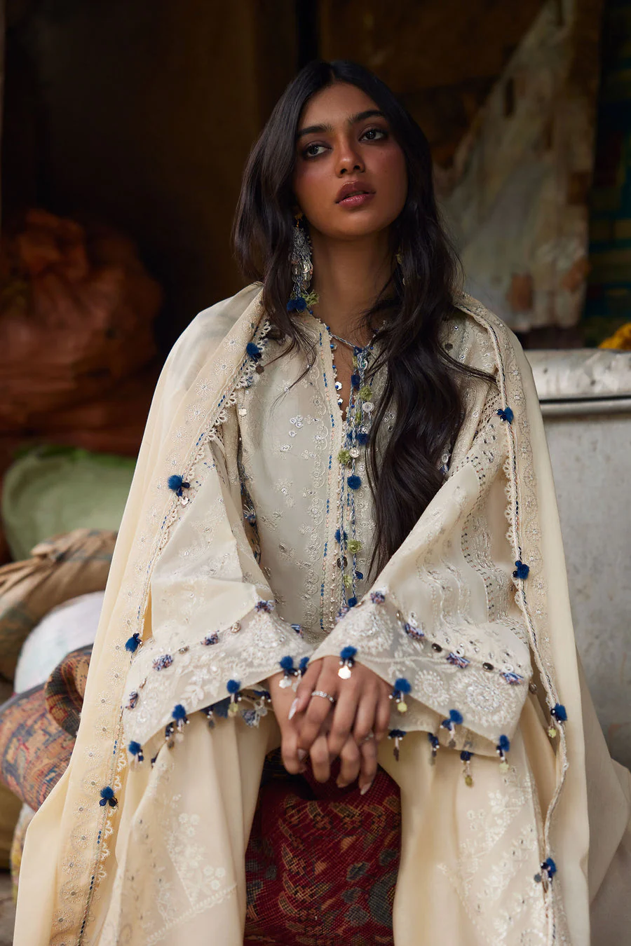 Zaha By Khadija Shah ZL26-02 B Meili Lawn 2026 - Image 2