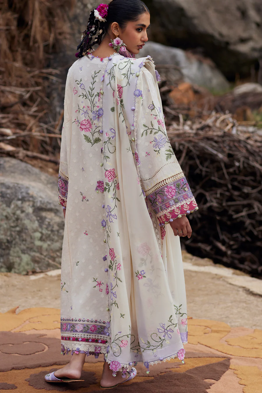 Zaha By Khadija Shah ZL26-03 A Meili Lawn 2026 - Image 3