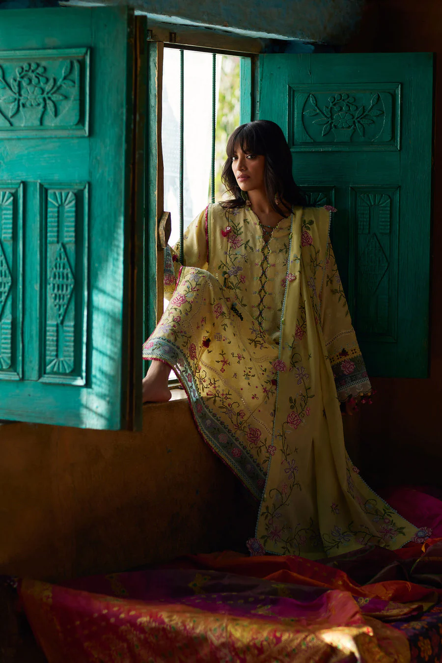 Zaha By Khadija Shah ZL26-03 B Meili Lawn 2026 - Image 2