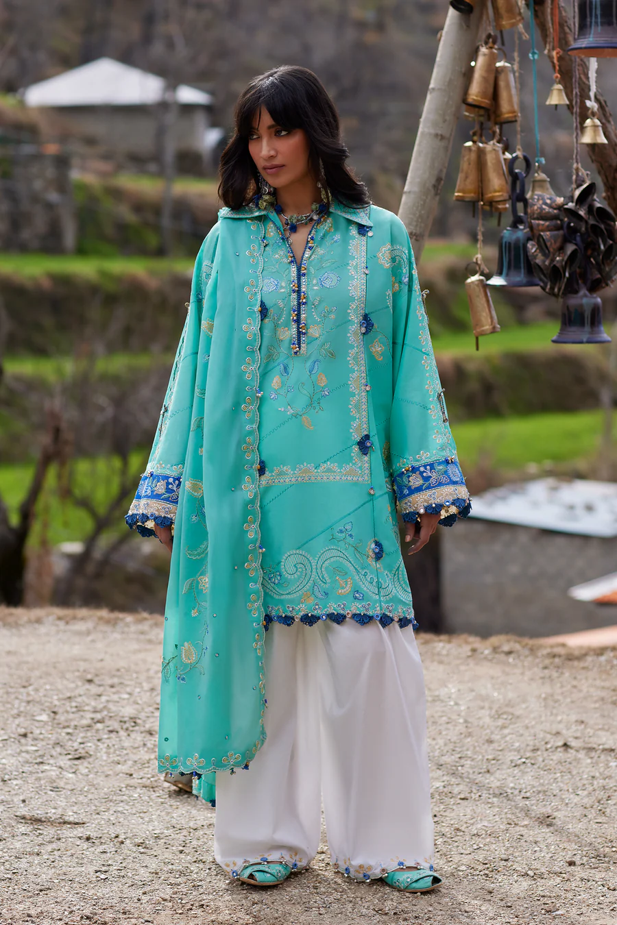 Zaha By Khadija Shah ZL26-06 A Meili Lawn 2026