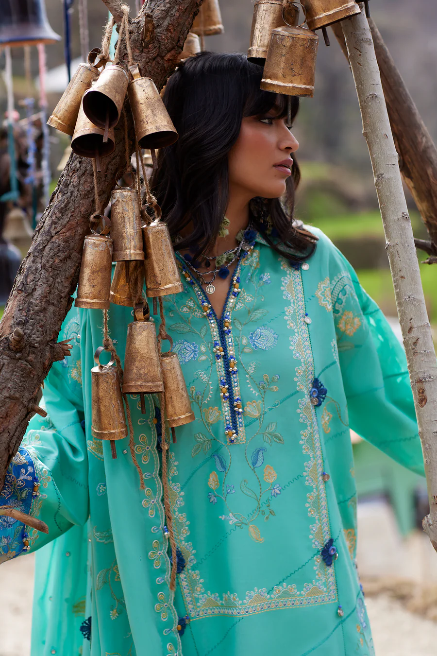 Zaha By Khadija Shah ZL26-06 A Meili Lawn 2026 - Image 2