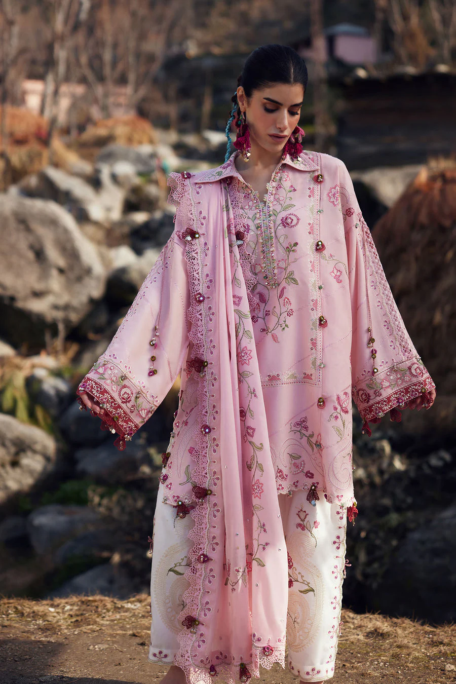 Zaha By Khadija Shah ZL26-06 B Meili Lawn 2026