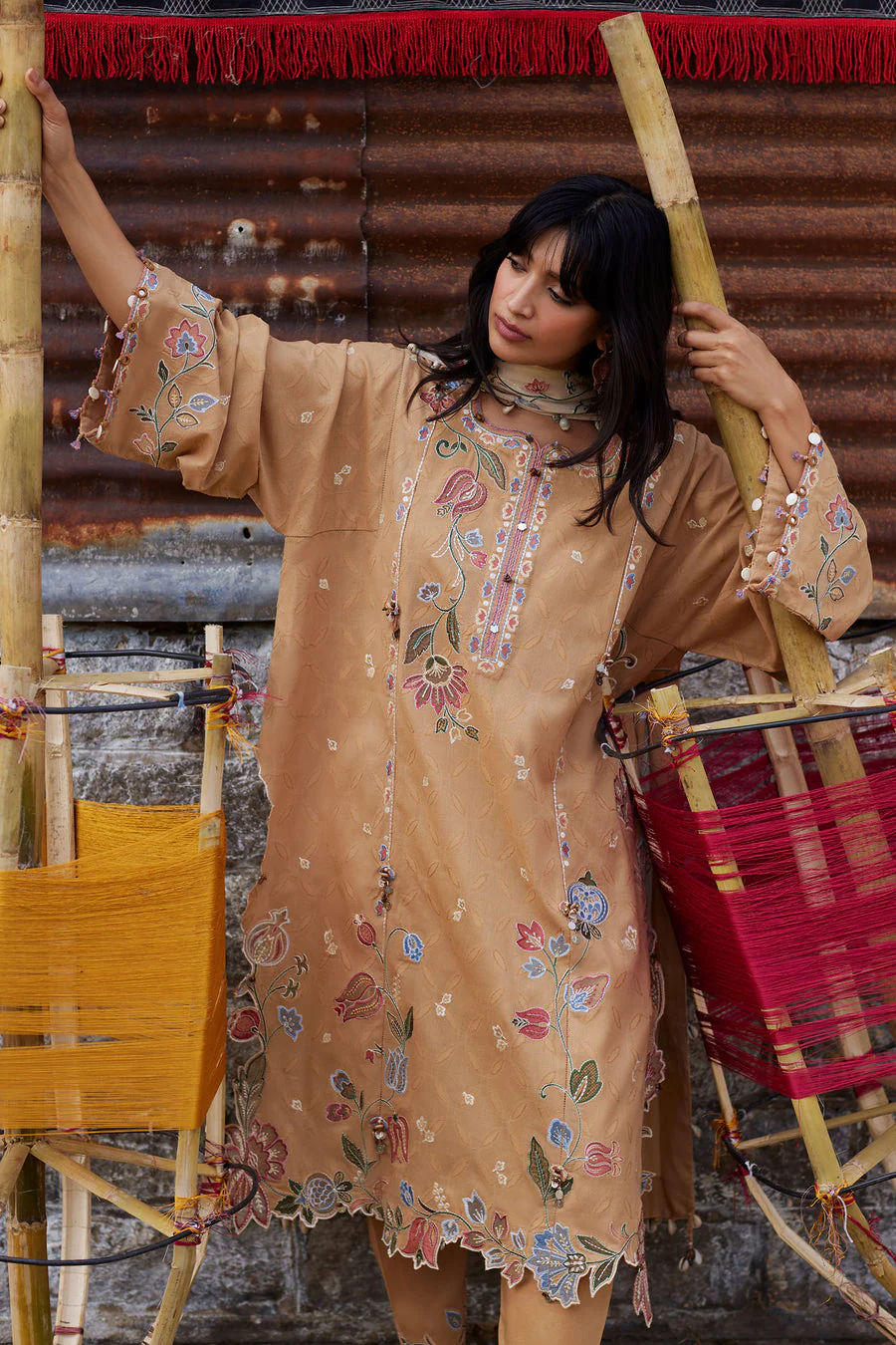 Zaha By Khadija Shah ZL26-07 A Meili Lawn 2026