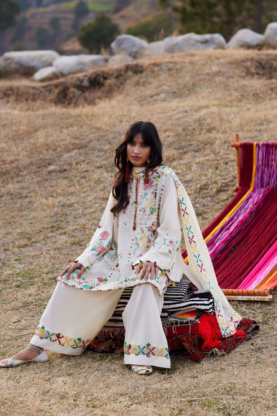 Zaha By Khadija Shah ZL26-08 B Meili Lawn 2026 - Image 3