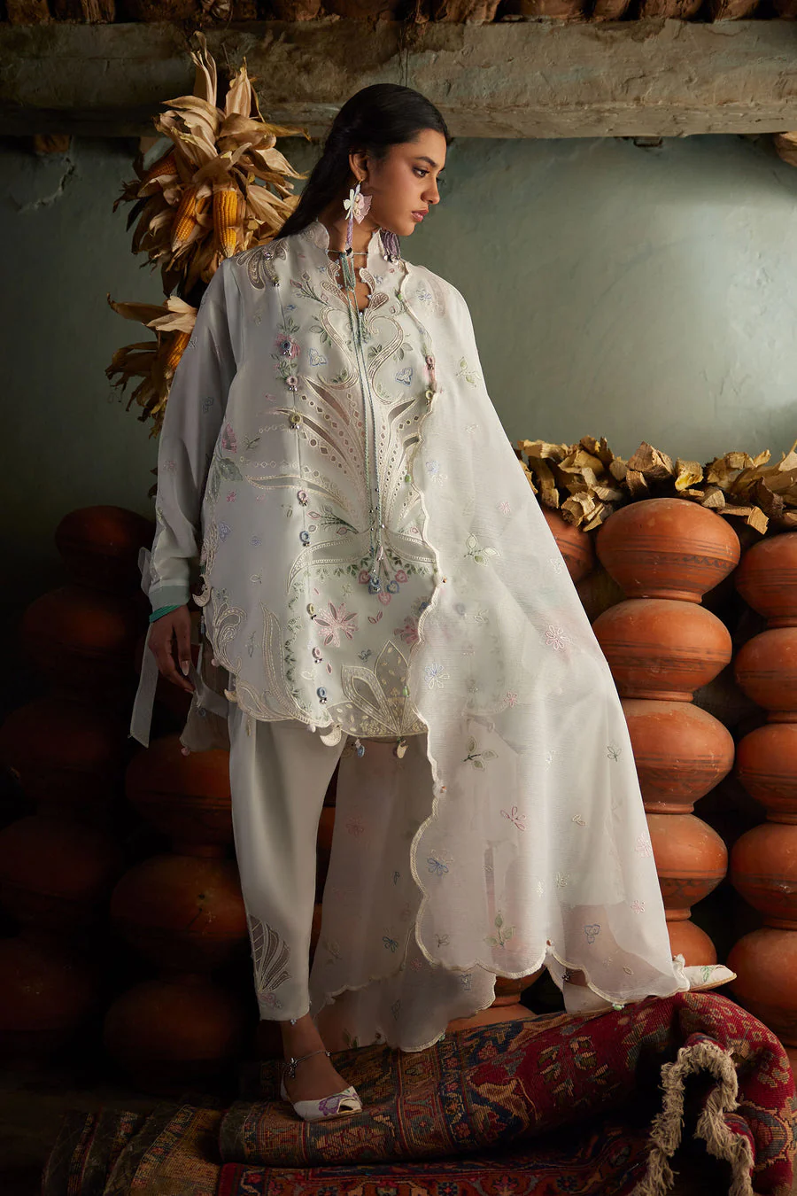 Zaha By Khadija Shah ZL26-10 A Meili Lawn 2026