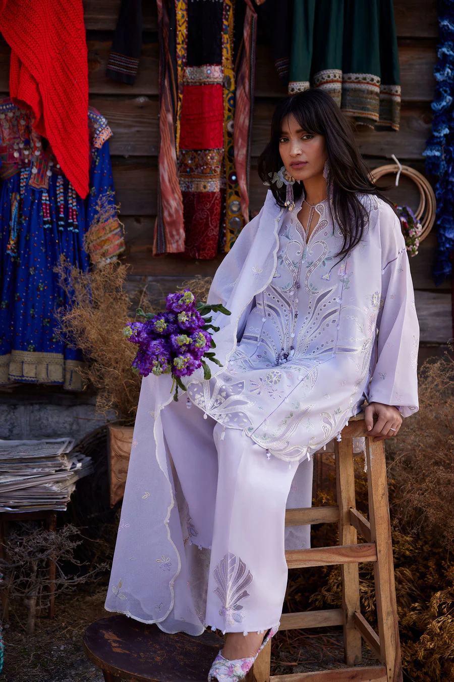 Zaha By Khadija Shah ZL26-10 B Meili Lawn 2026 - Image 2