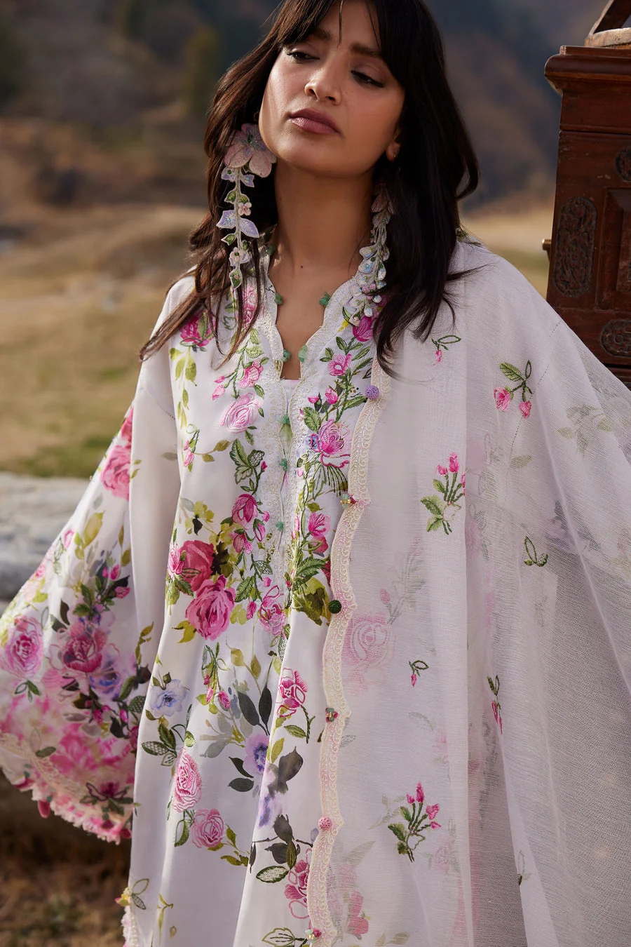 Zaha By Khadija Shah ZL26-11 A Meili Lawn 2026 - Image 2