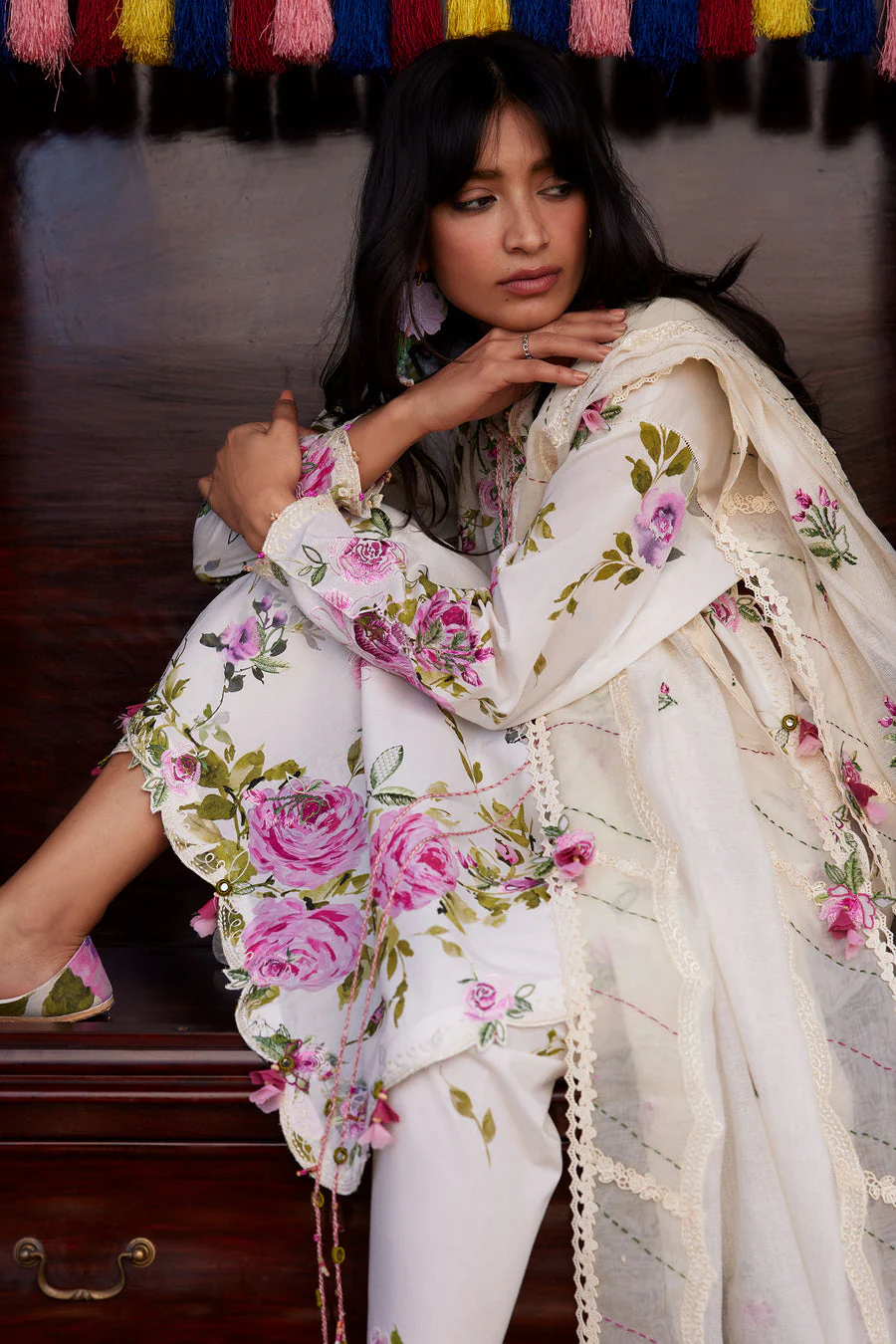 Zaha By Khadija Shah ZL26-11 B Meili Lawn 2026 - Image 2