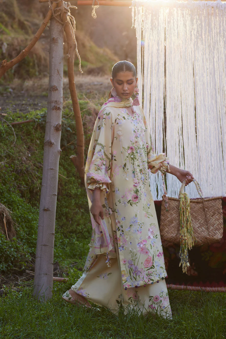 Zaha By Khadija Shah ZL26-12 B Meili Lawn 2026