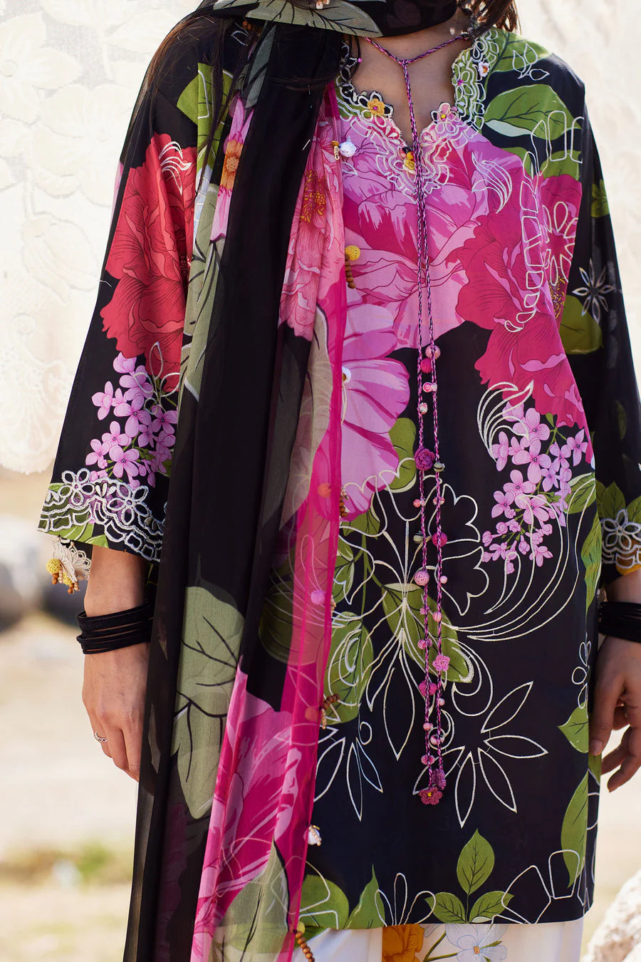 Zaha By Khadija Shah ZL26-13 A Meili Lawn 2026 - Image 3