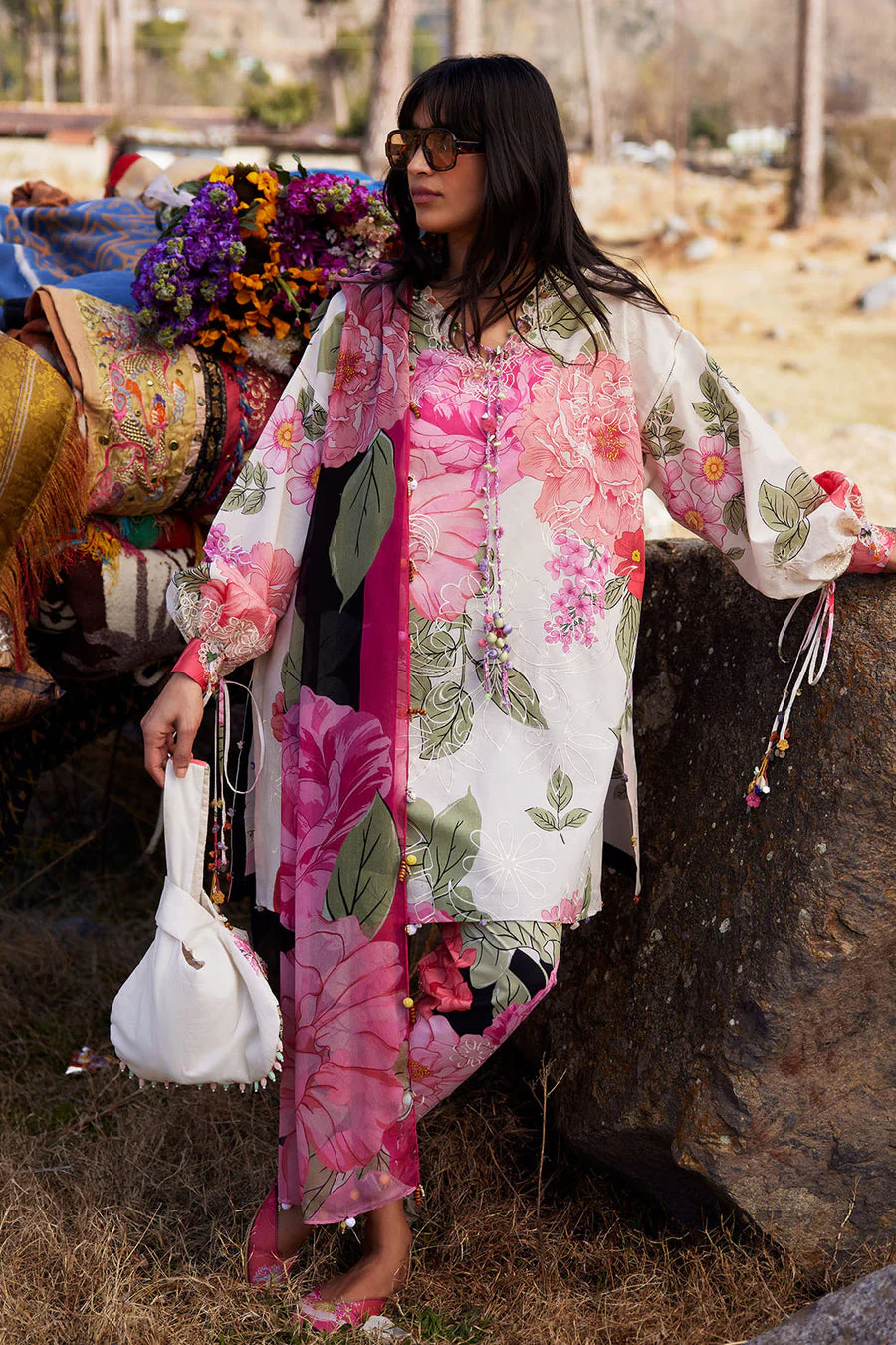 Zaha By Khadija Shah ZL26-13 B Meili Lawn 2026