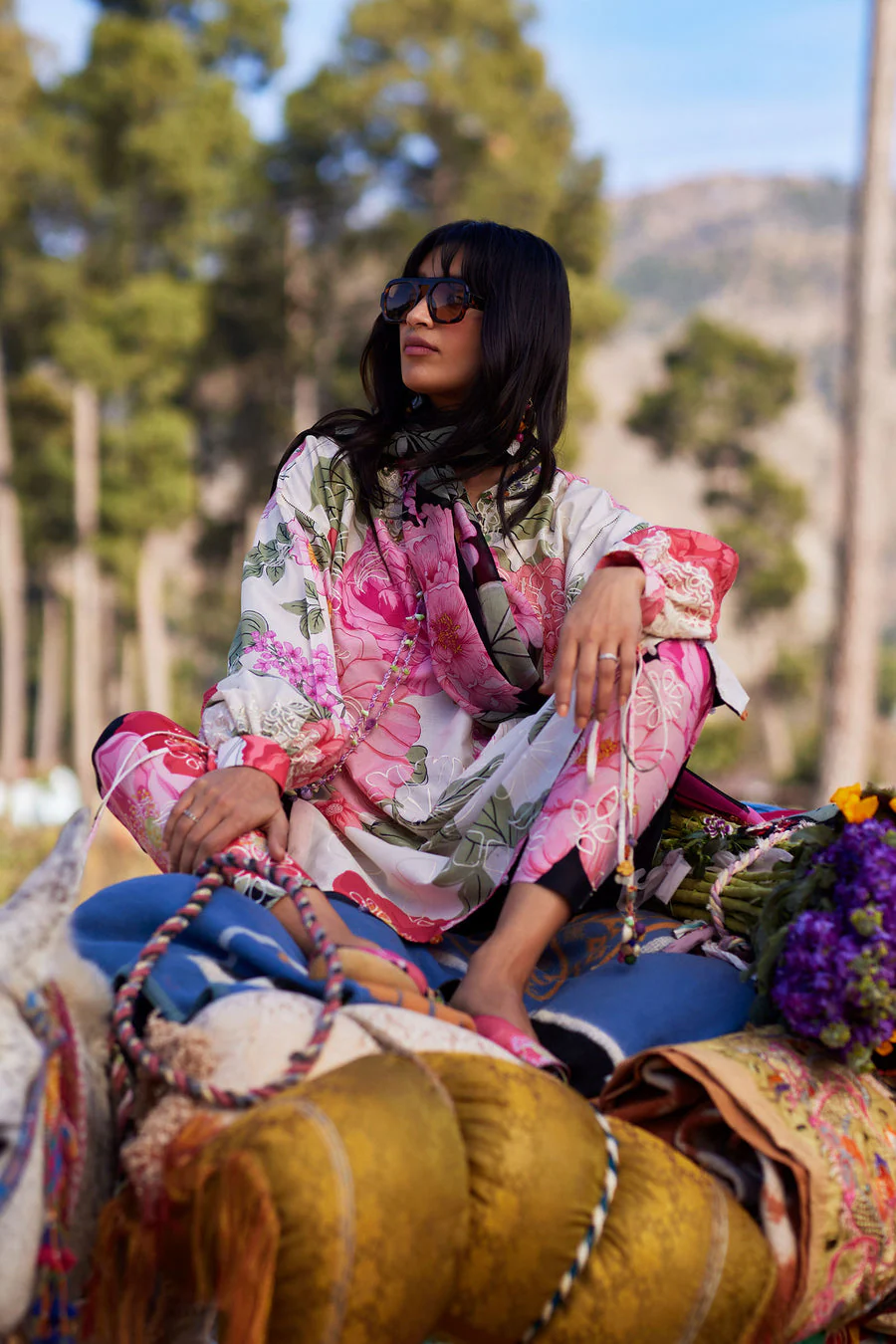 Zaha By Khadija Shah ZL26-13 B Meili Lawn 2026 - Image 2