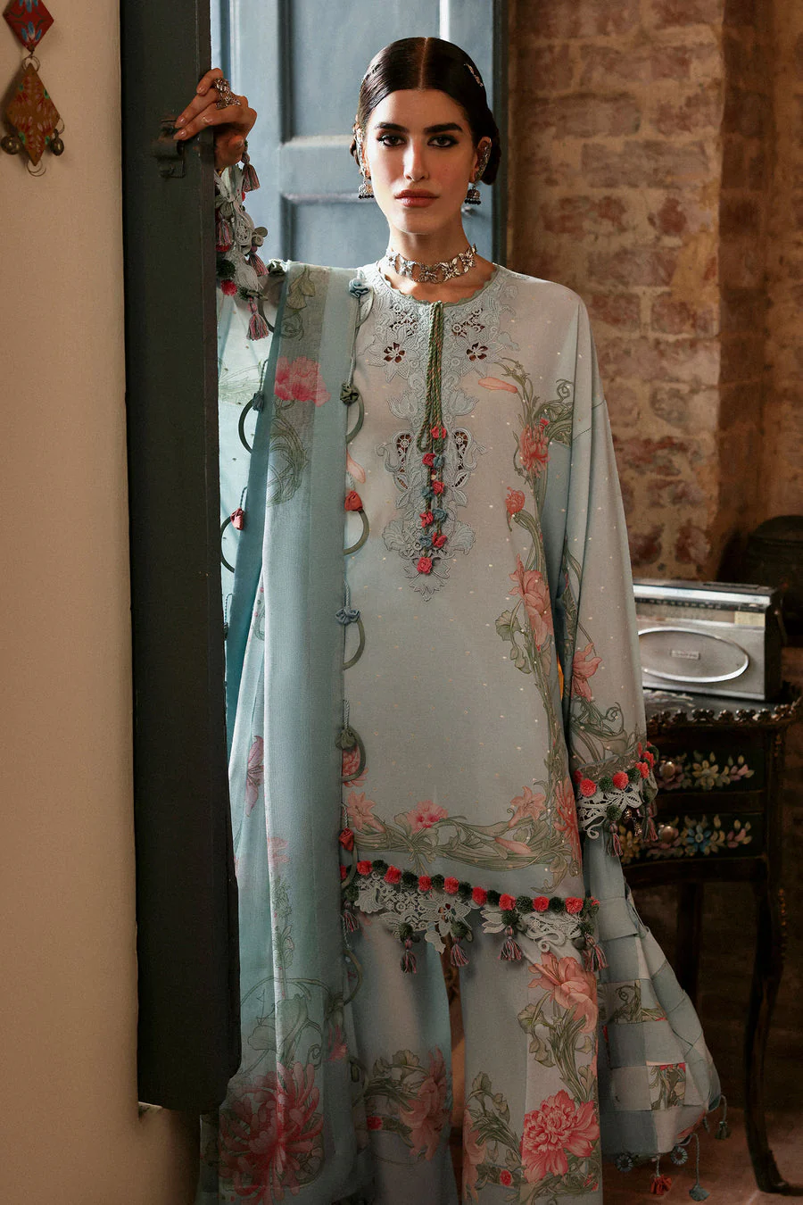 Zaha Khusbu (ZF-25-09) Festive Eid Lawn 2025 - Image 2