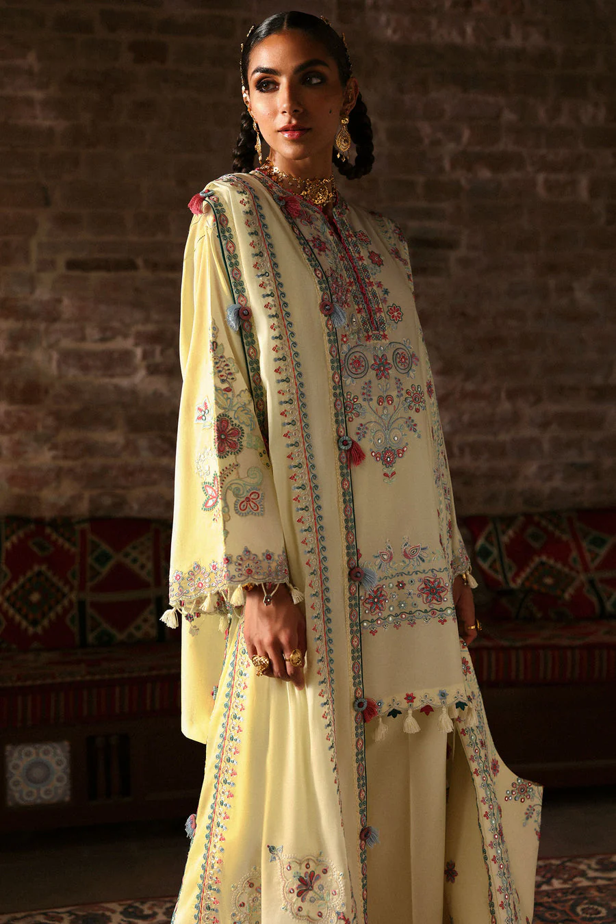 Zaha Meherbano (ZF-25-01) Festive Eid Lawn 2025 - Image 2