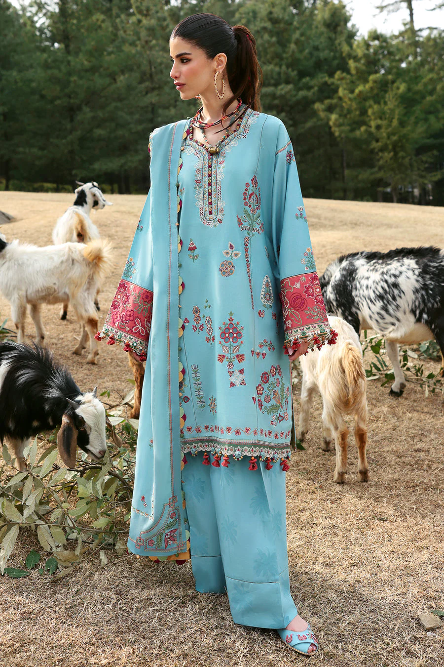 Zaha  Rhea (ZL25-14 A) Neelam Lawn 2025