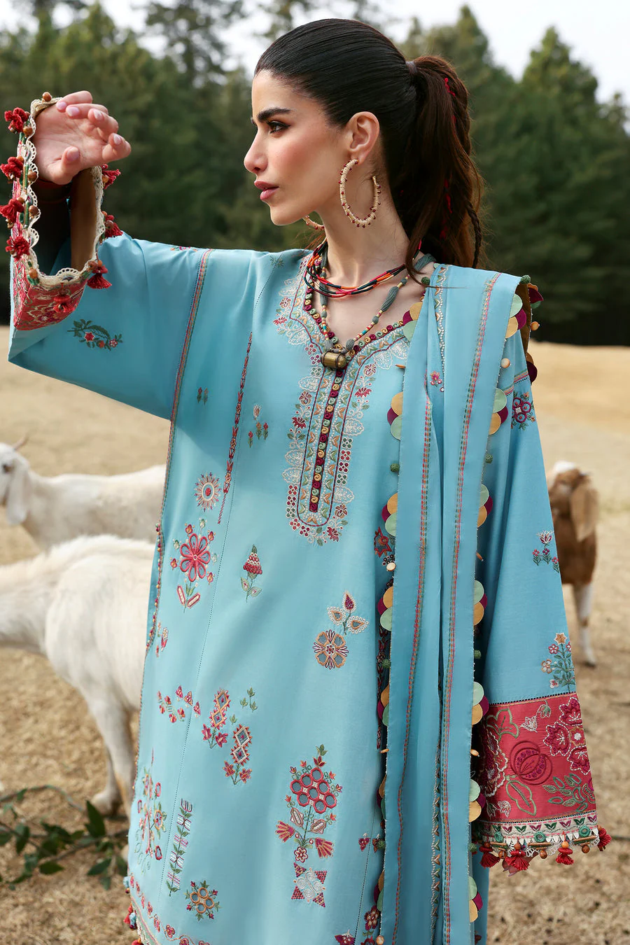 Zaha  Rhea (ZL25-14 A) Neelam Lawn 2025 - Image 2
