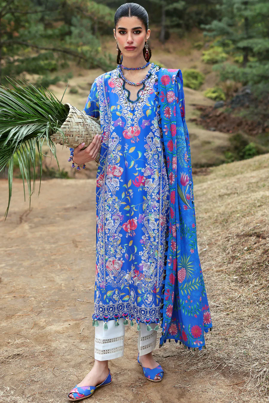 Zaha  Zayana (ZL25-01 B) Neelam Lawn 2025
