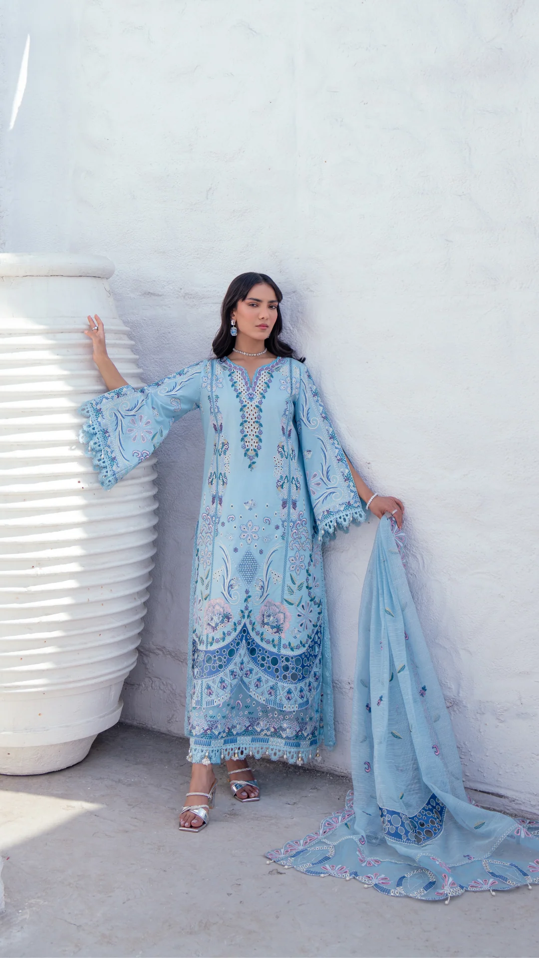 Zaibtan Official ZA-02 Anaya Eid Luxury Lawn 2025