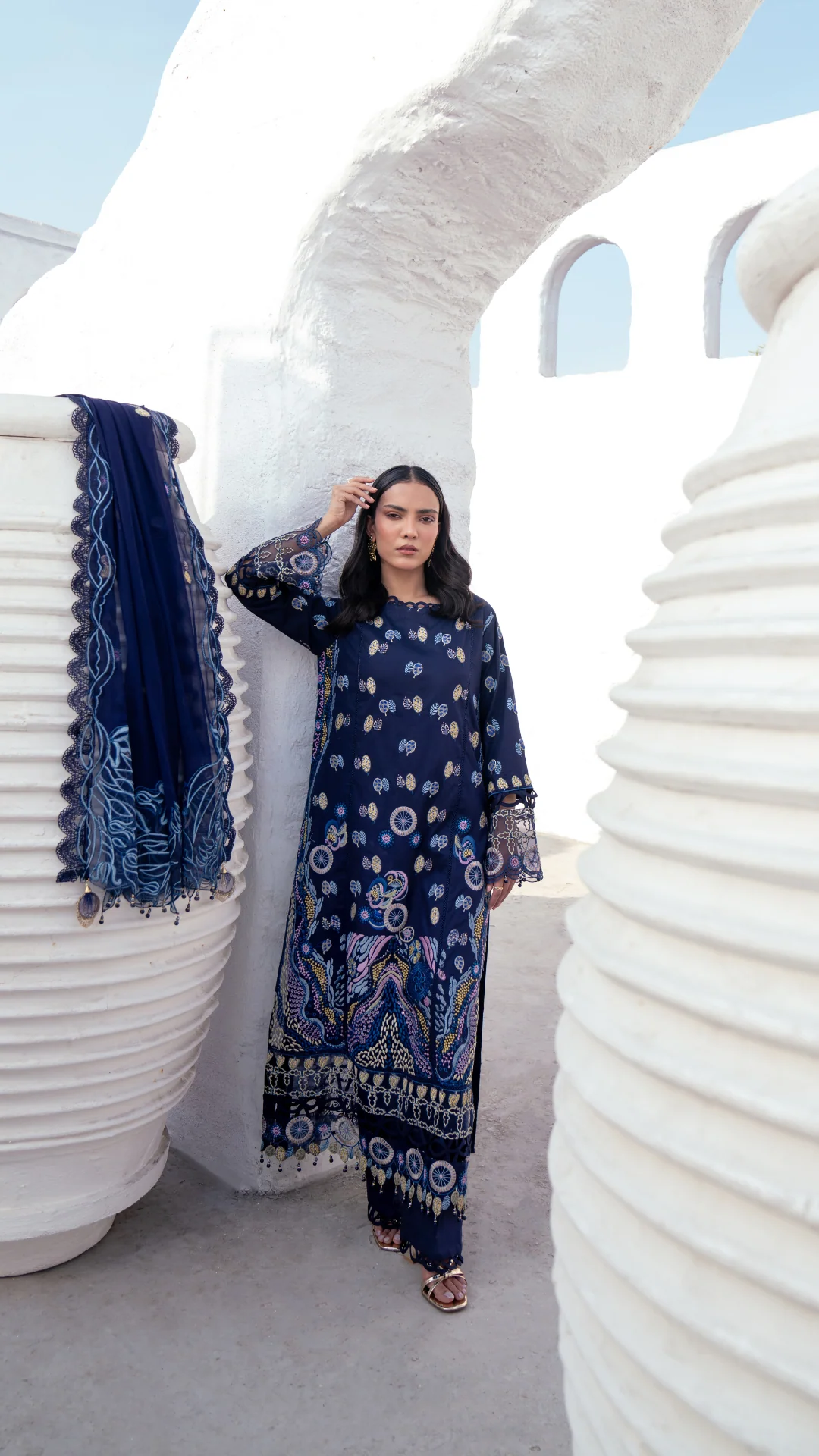 Zaibtan Official ZA-06 Anaya Eid Luxury Lawn 2025