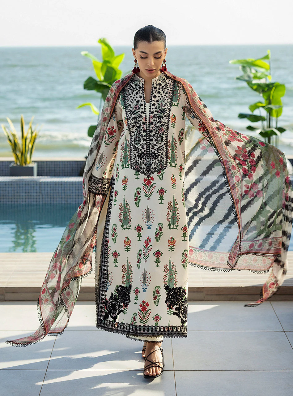 Zainab Chottani Azureh Tahra Lawn 0 - Image 2