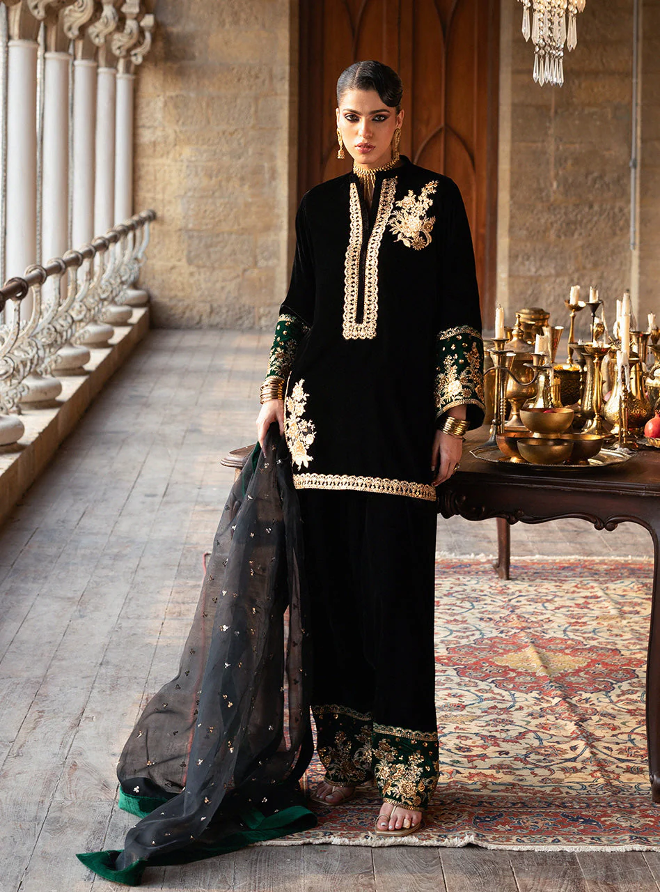 Zainab Chottani Emel Farshi Velura Velvet Edit 2025