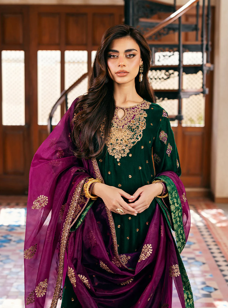 Zainab Chottani Esha Velvet Collection 2025 - Image 2