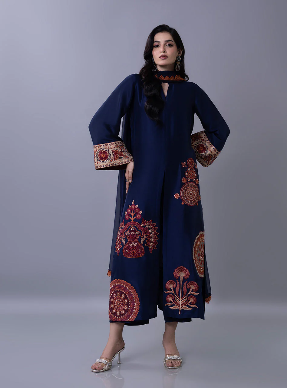 Zainab Chottani Indigo Rust Online Shopping