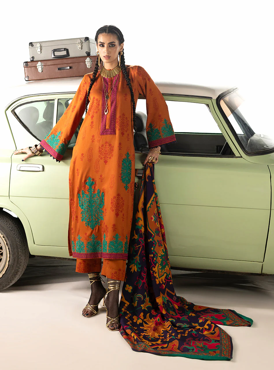 Zainab Chottani Suniva - D3 Winter Shawl Collection 2025 - Image 2