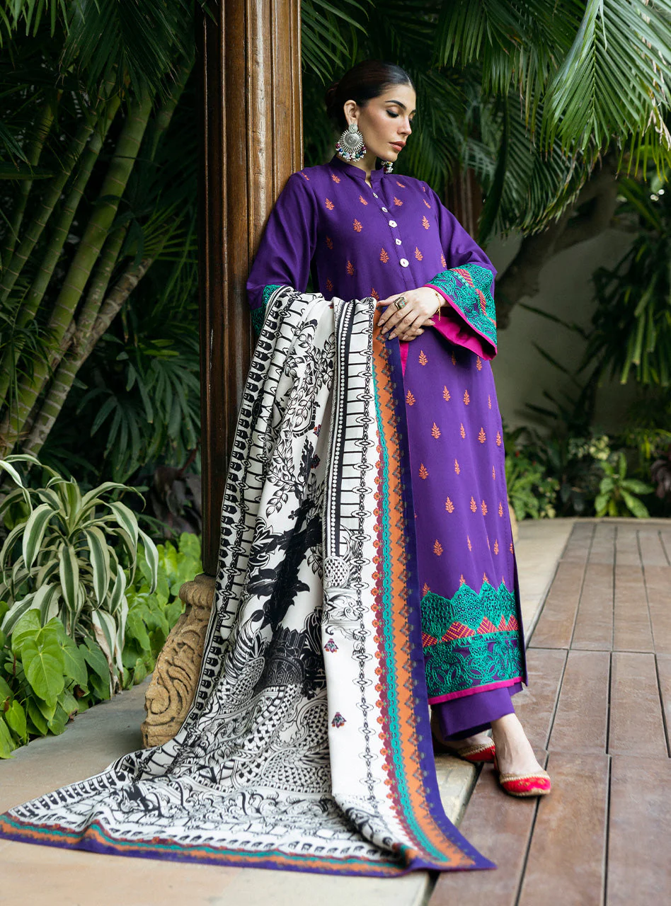 Zainab Chottani Vaniza Winter Shawls 2024 - Image 2
