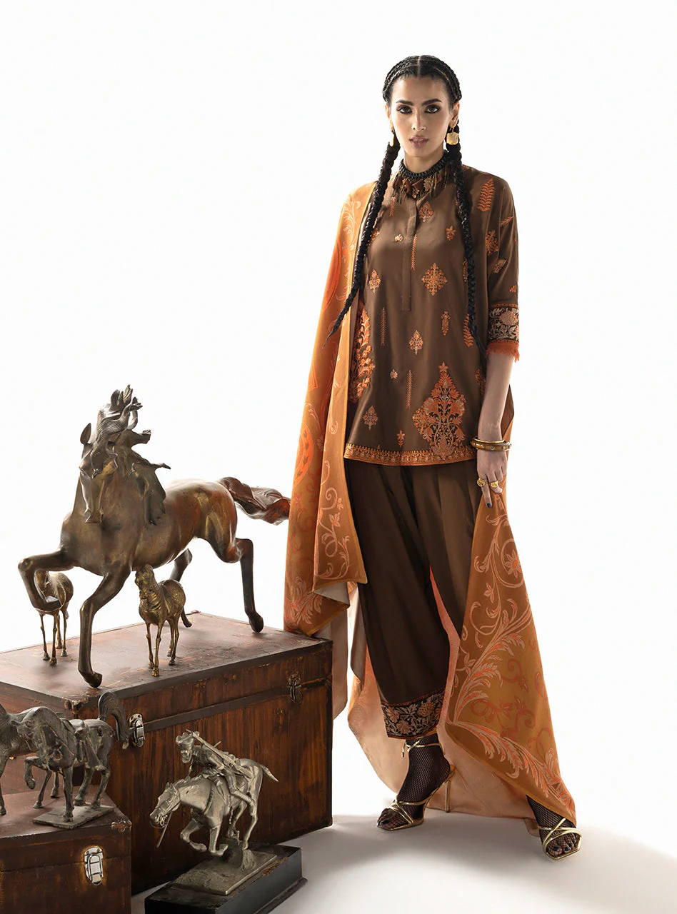 Zainab Chottani Zuri - D4 Winter Shawl Collection 2025 - Image 2