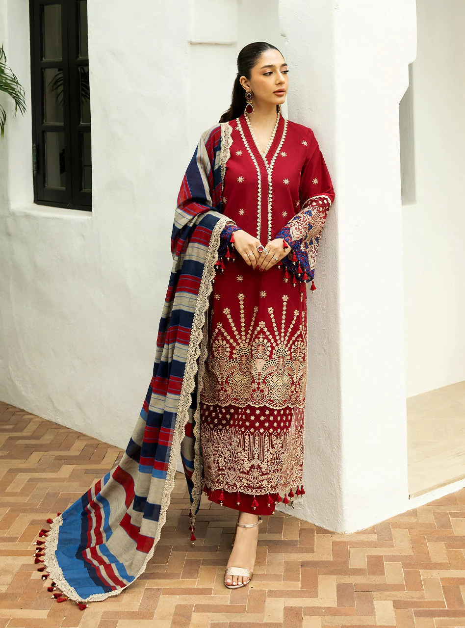 Zainab Cottani Elma - 3A Chikankari Lawn 2025