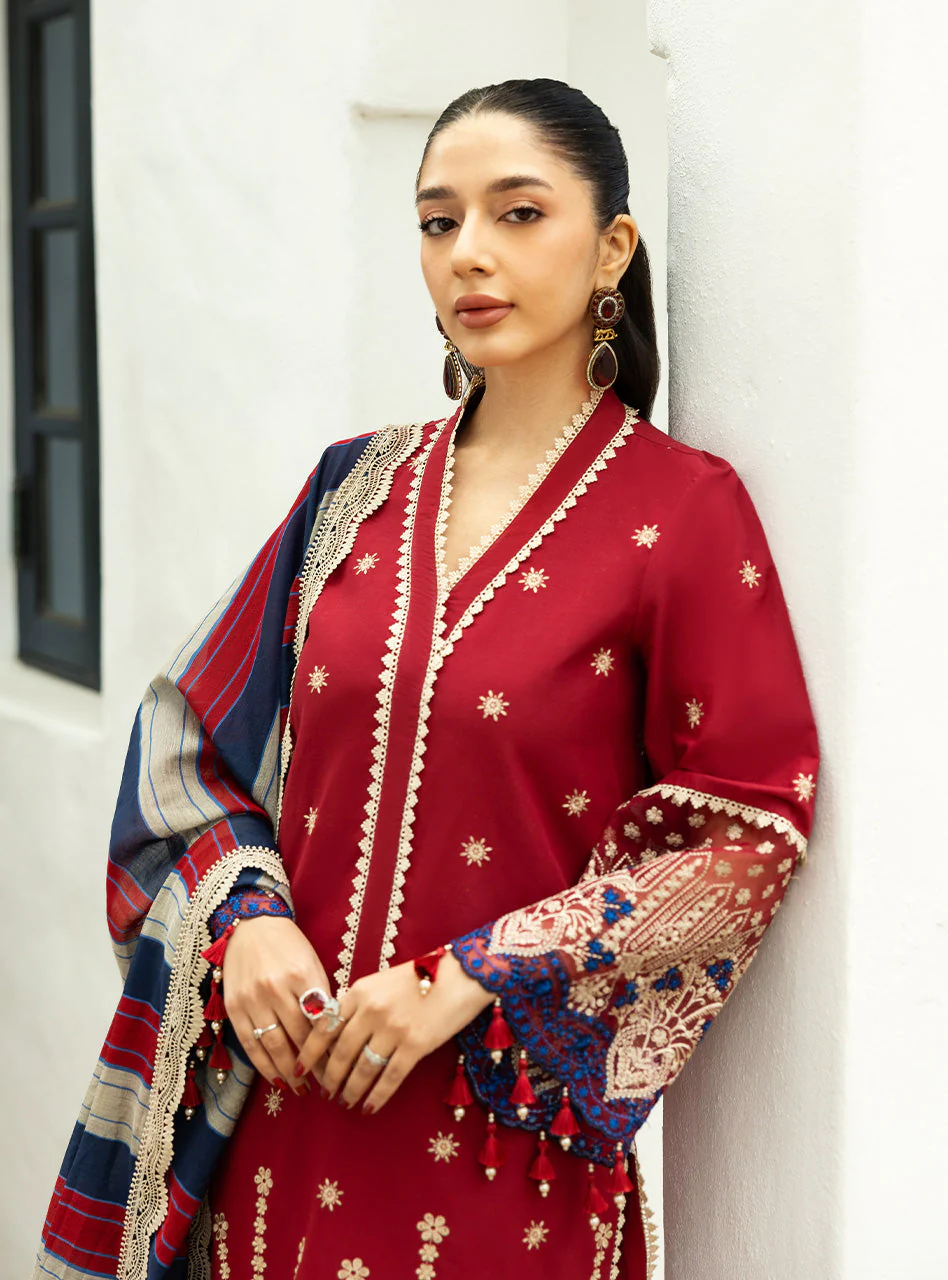 Zainab Cottani Elma - 3A Chikankari Lawn 2025 - Image 2