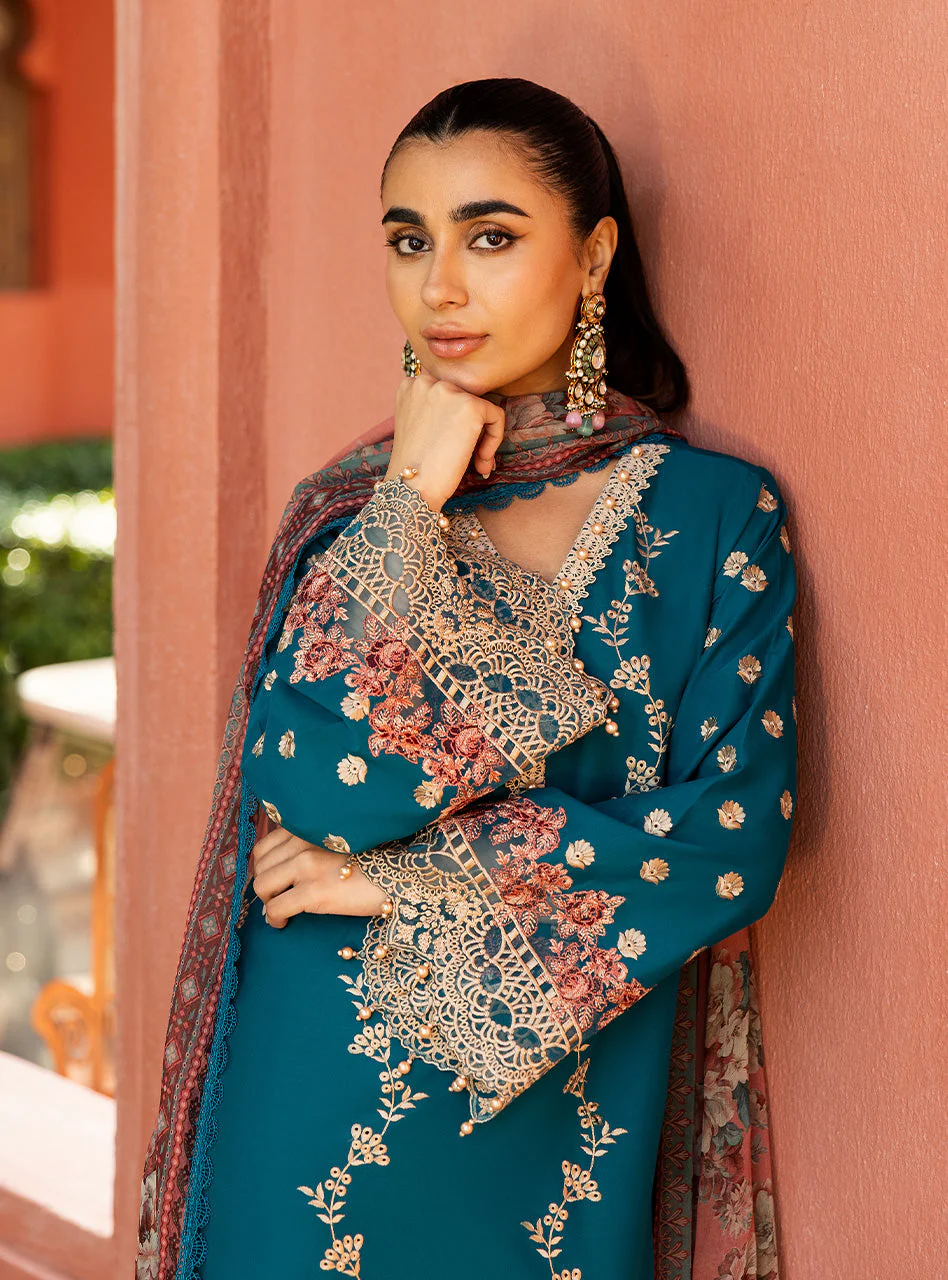 Zainab Cottani Izrah - 2A Chikankari Lawn 2025 - Image 2