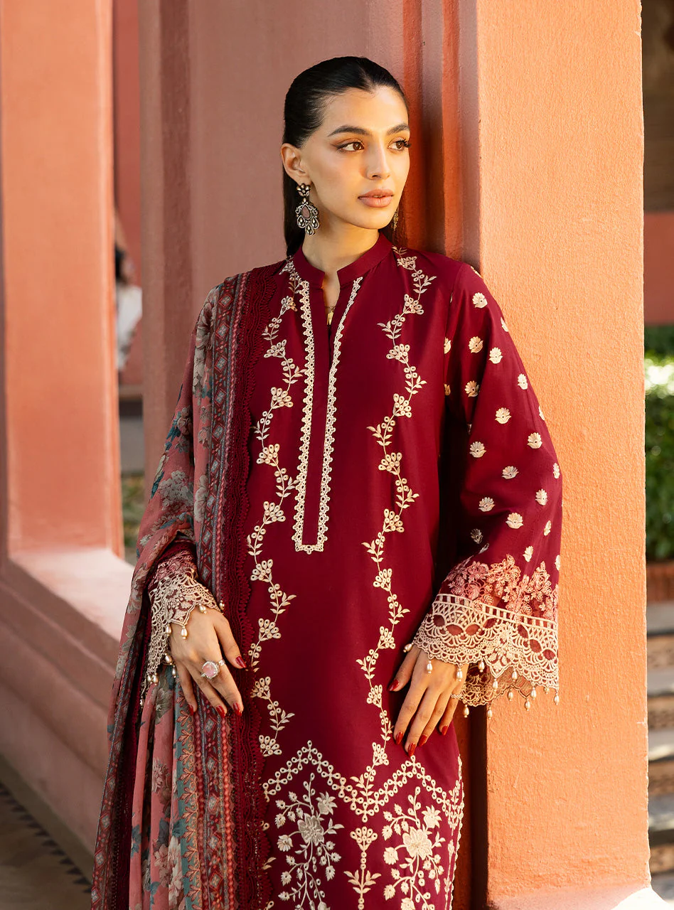 Zainab Cottani Izrah - 2B Chikankari Lawn 2025 - Image 2