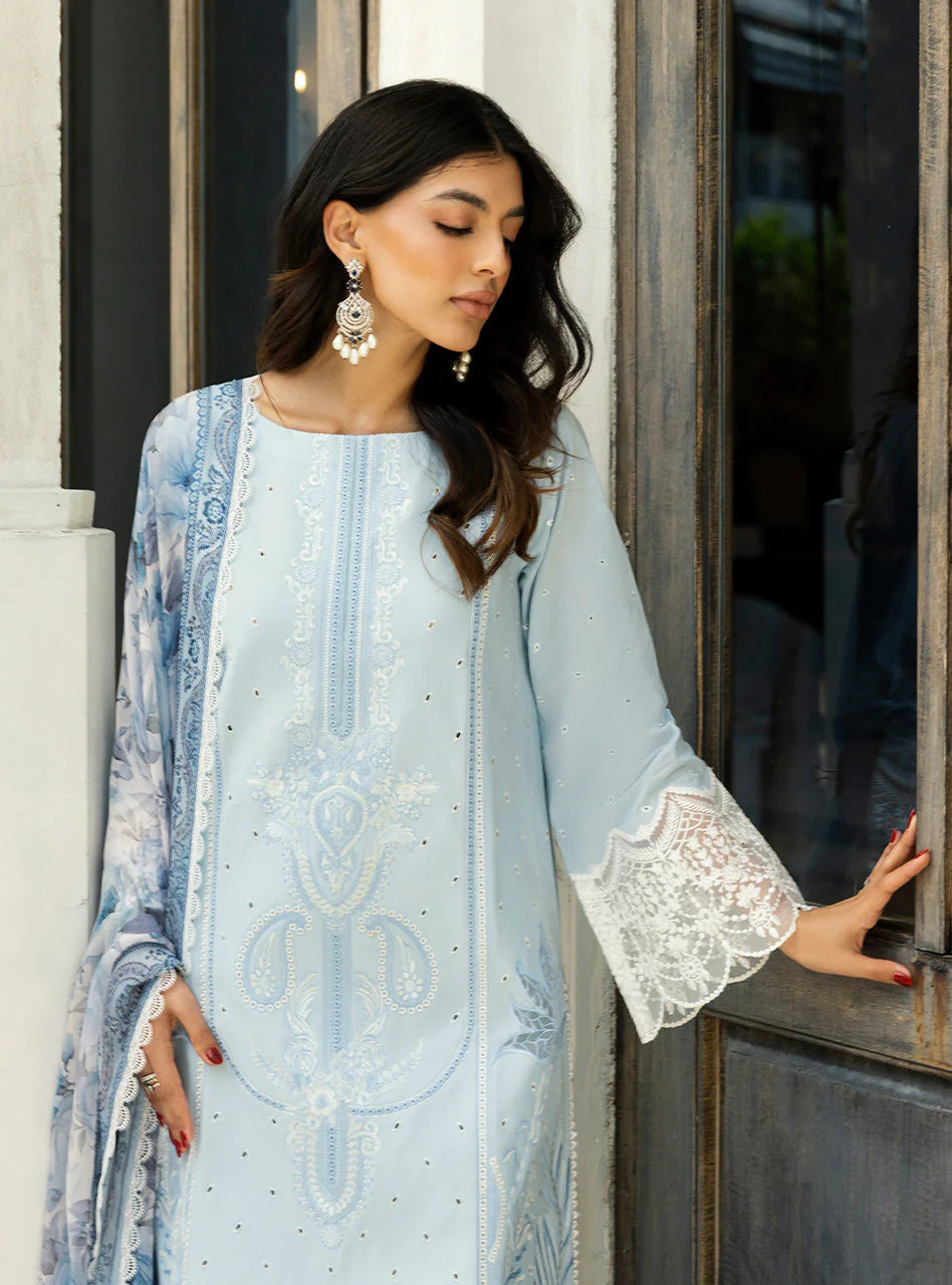Zainab Cottani Liyah - 7B Chikankari Lawn 2025 - Image 2