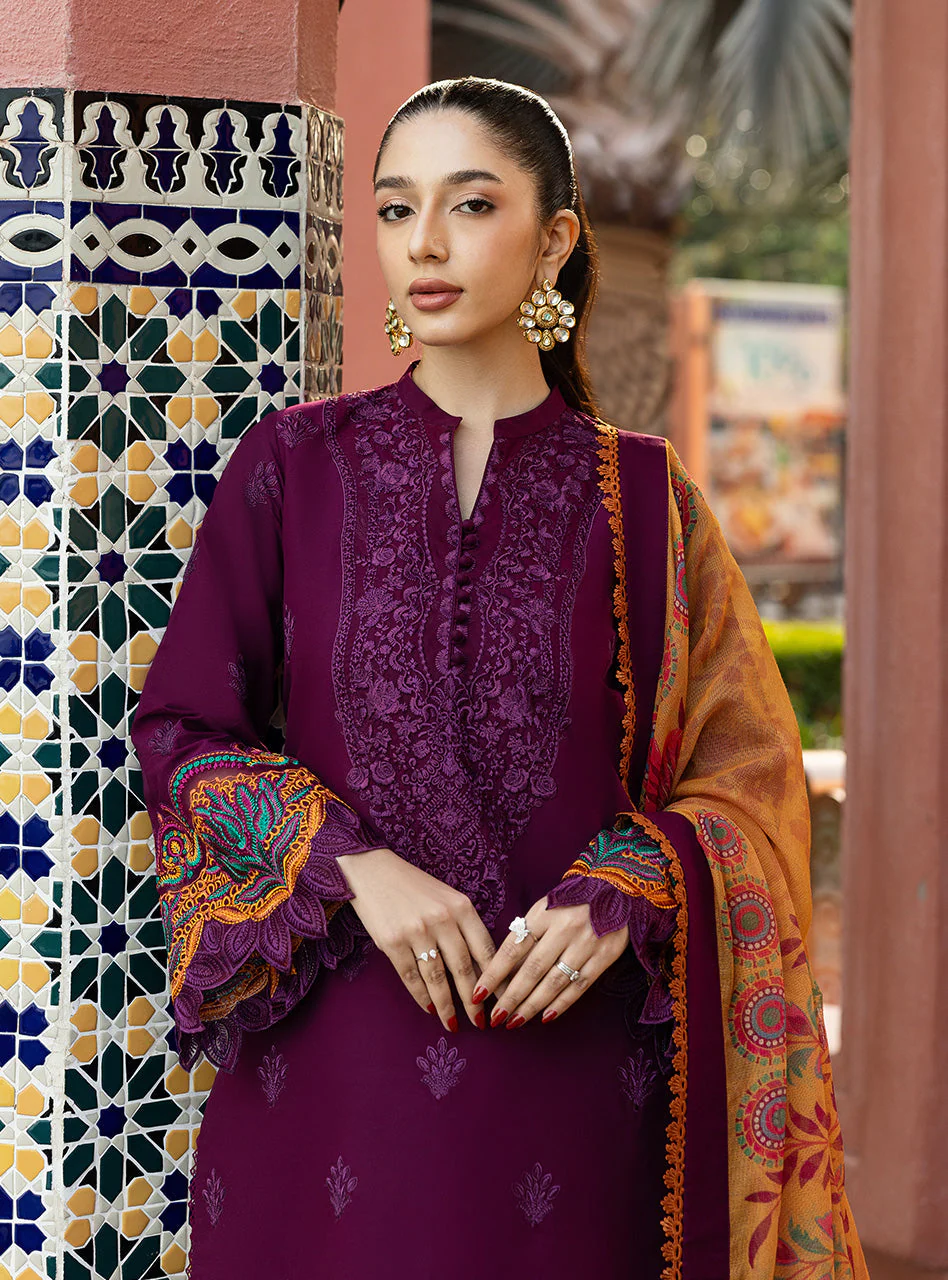 Zainab Cottani Nia - 6B Chikankari Lawn 2025 - Image 2