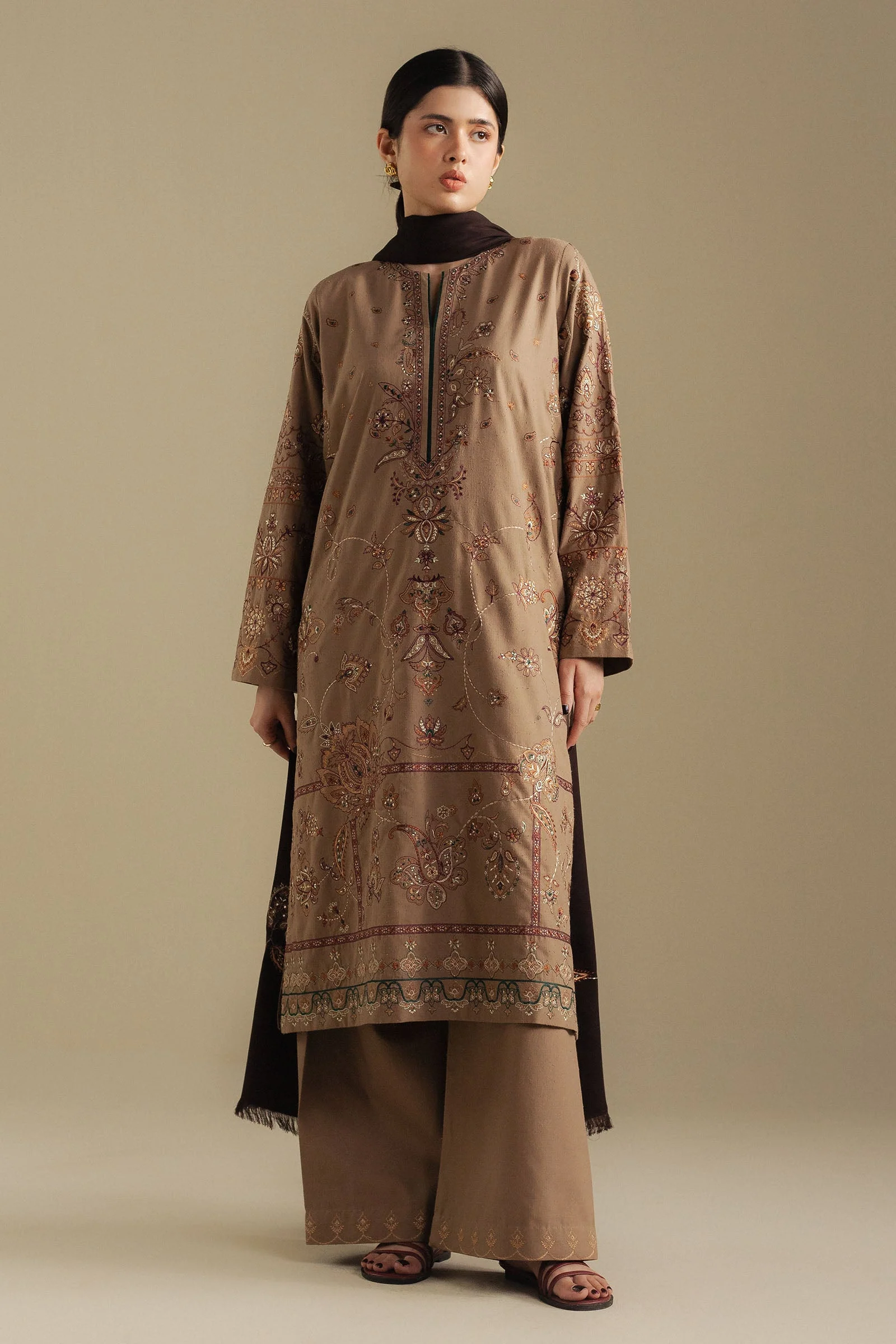 Zara Shahjahan Bloom-6B Coco Winter Collection 2025