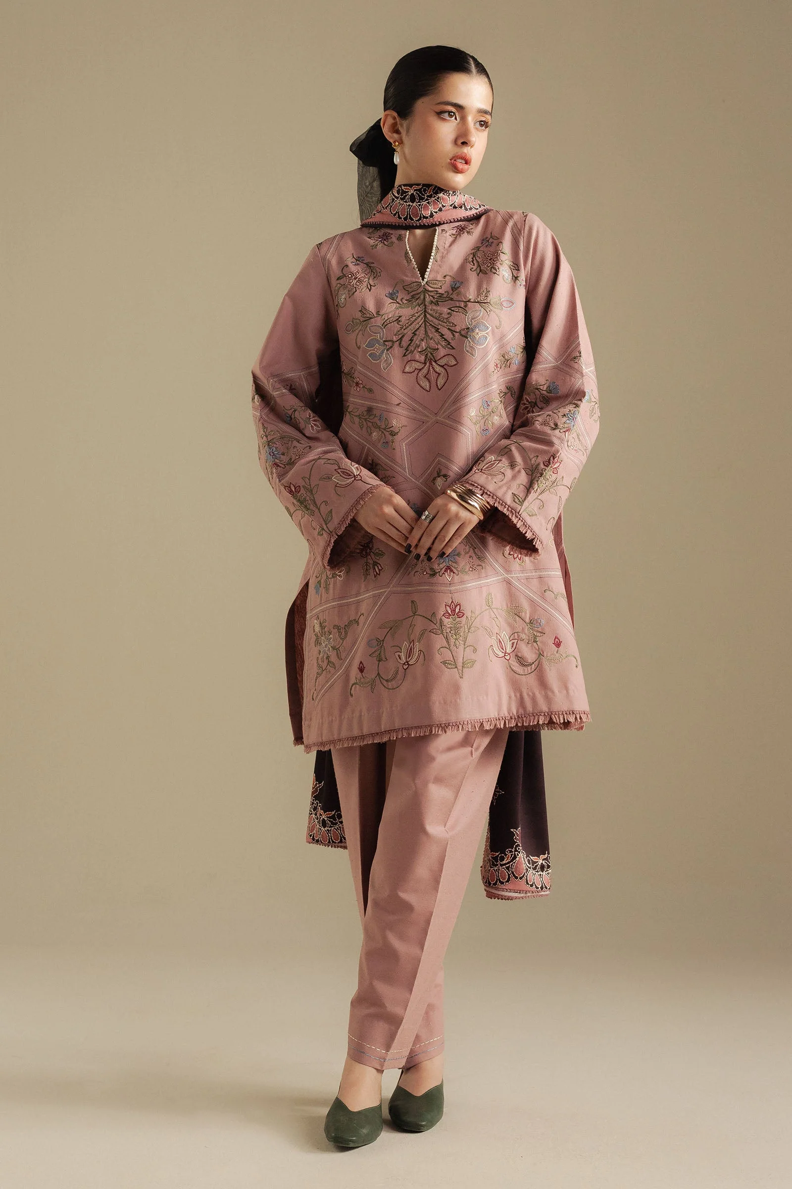 Zara Shahjahan Coral-4A Coco Winter Collection 2025