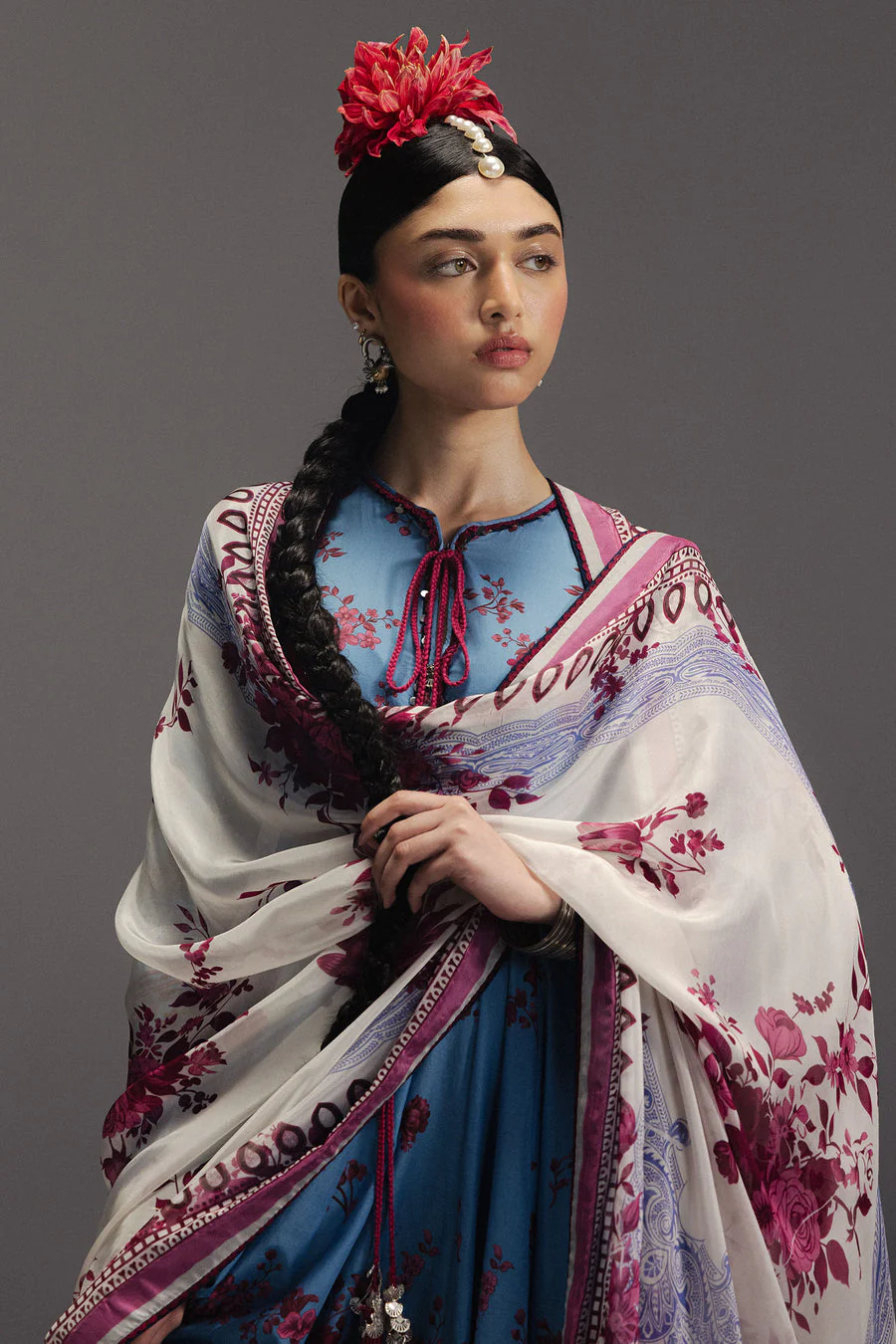 Zara Shahjahan Falak Ara-D2 Anarkali Collection 2026 - Image 2
